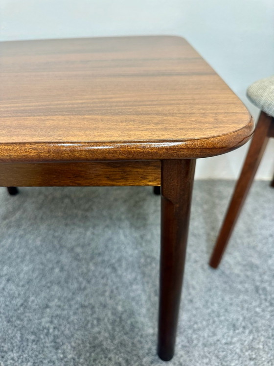 Tavolino in teak di design danese Mid-Century Haslev Møbelsnedkeri, Tavoli da pranzo, Legno, Marrone (foto 10 di 15)
