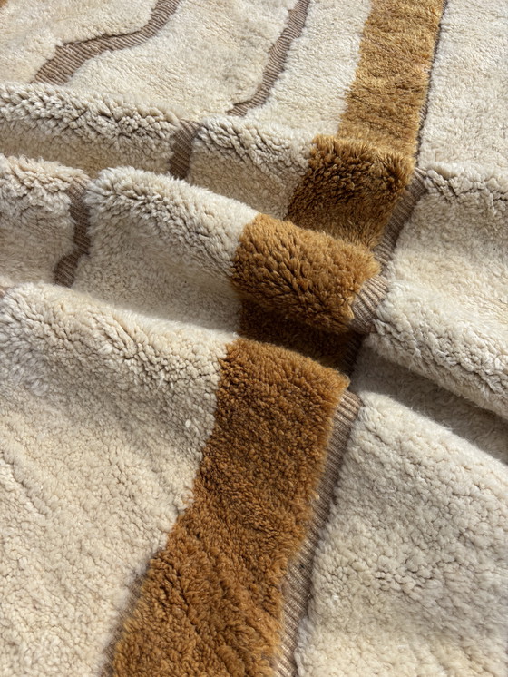 Image 1 of Luxe Marokkaans Berber tapijt Mrirt 265x350 cm - Pluche en kleurrijk handgeweven wollen tapijt