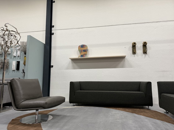 Image 1 of Gelderland 4800 Bank 3 Seater Andes fabric green black