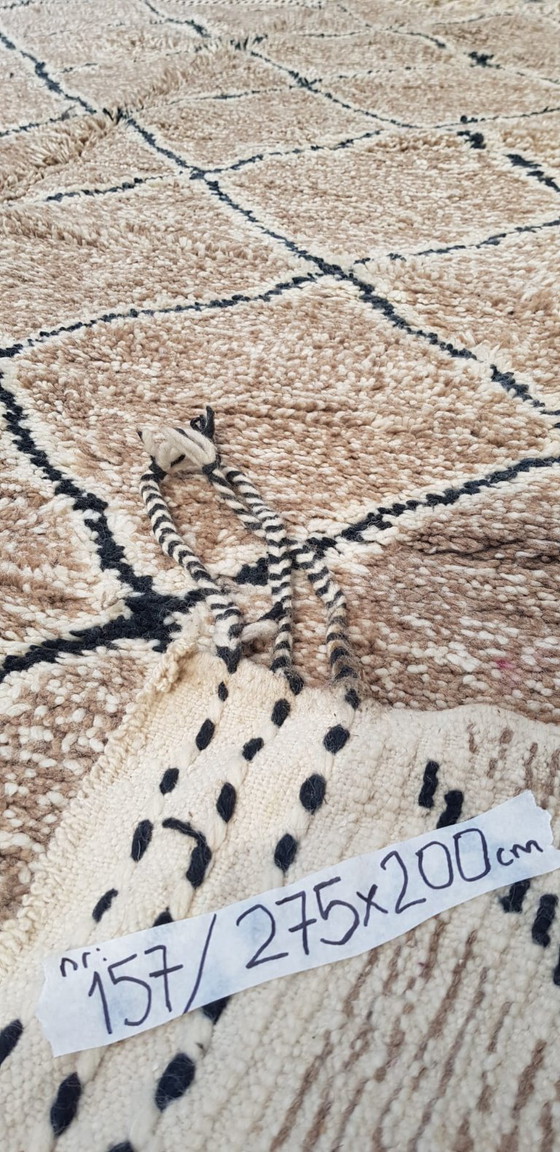 Image 1 of Handgeknoopt Berber kleed wol 275x200cm