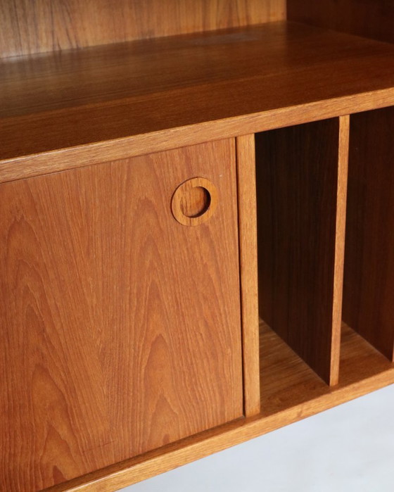 Image 1 of Vintage Deense platenspeler audiomeubel teak