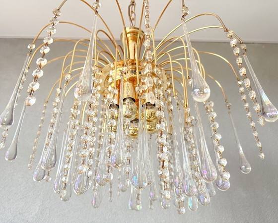 Image 1 of Vintage teardrop chandelier