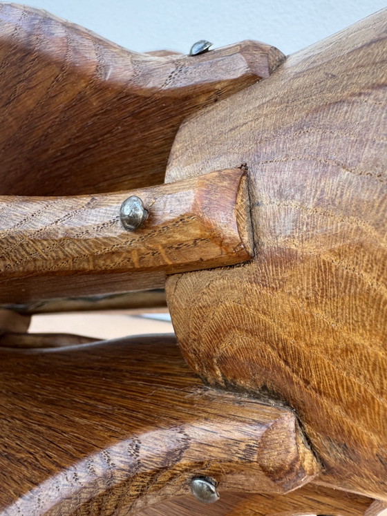 Brutalist Teak Wood Lamp, 1960s – Table lamps (photo 7 of 14)