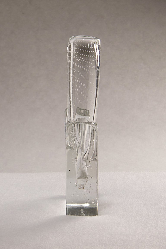 Image 1 of 'L'ultimatum' Vase in Glass - Sem Schanzer (as l'Anverre)