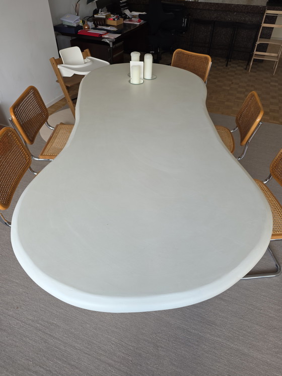 Image 1 of Tavolo da pranzo Campanules Intonaco