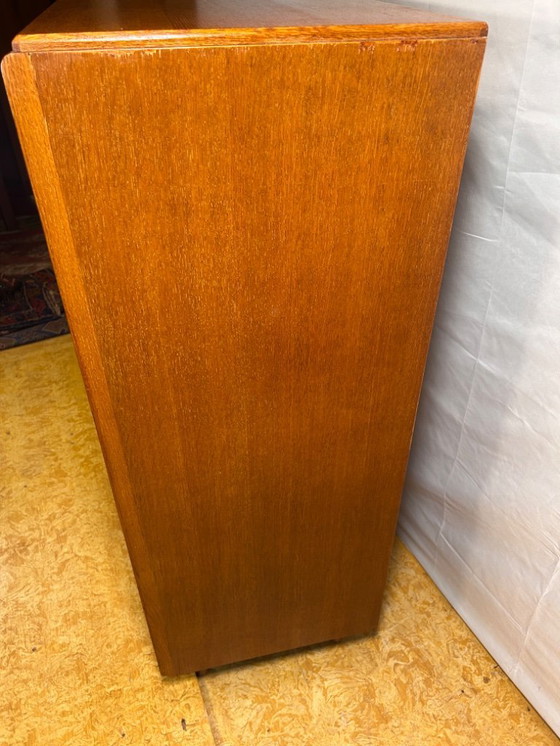 Image 1 of Vintage mid-century retro-kast / kledingkast van eikenhout van E. Gomme (later G-ontwerp) – Brits design uit de jaren 50
