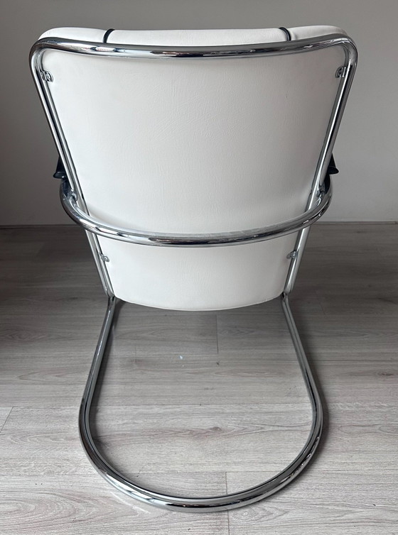 Sillón de diseño Gispen 412, Sillones, Cromo, Cuero, Negro (foto 6 de 6)