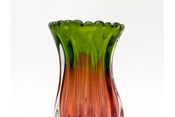 Image 1 of Vaso in vetro, Repubblica Ceca, anni '50