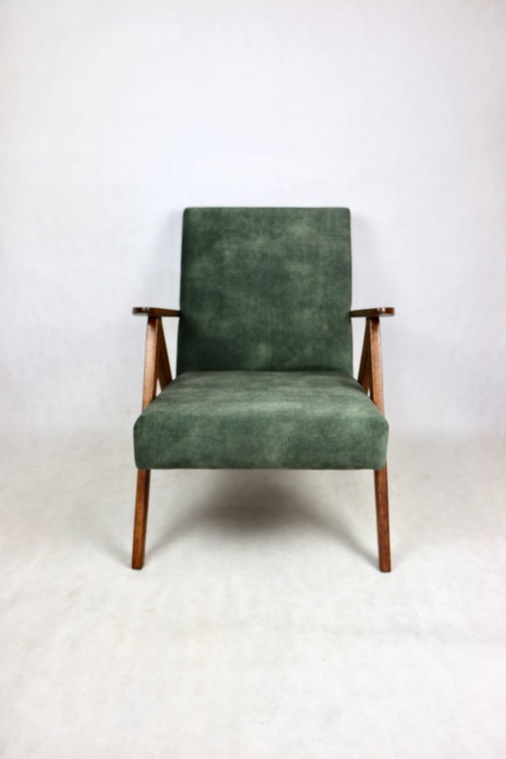 Image 1 of B-310 VAR-Sessel aus olivem Samt, 1975