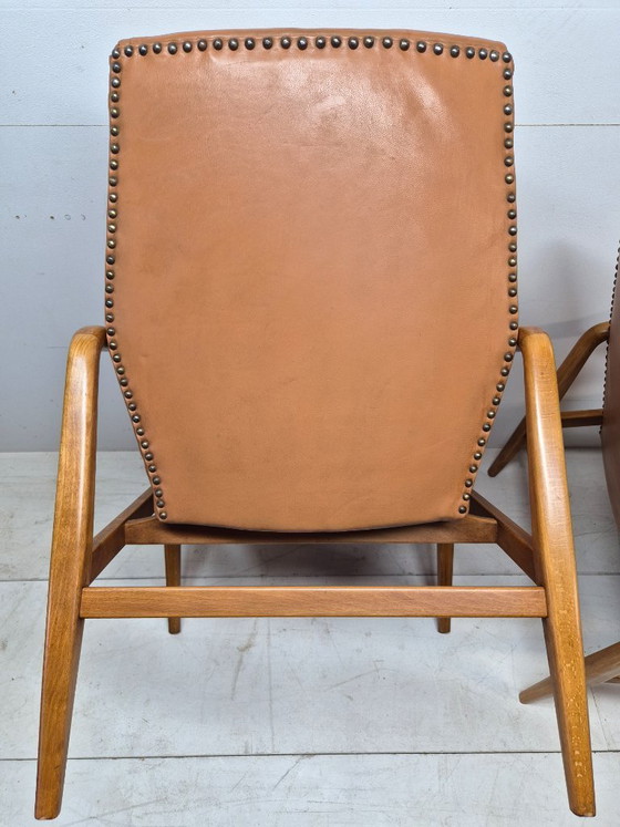 Image 1 of Coppia di poltrone scandinave attribuite ad Axel Larsson, circa 1960.