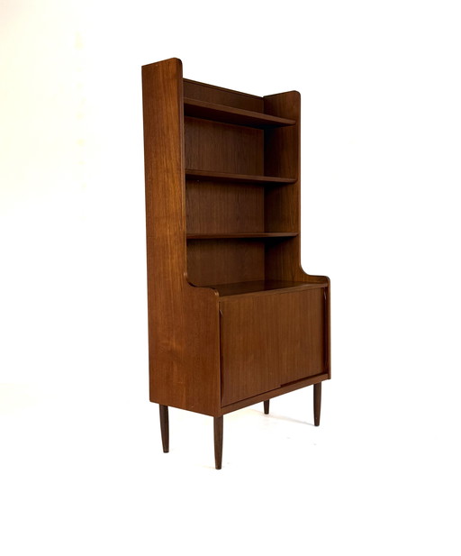 Librería vintage de teca, Hjørnebo Møbelfabrik '60