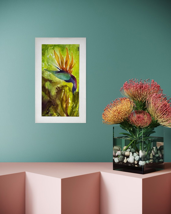 Image 1 of Eugène Eechaut (1928-2019) - Strelitzie - 1968. Signé