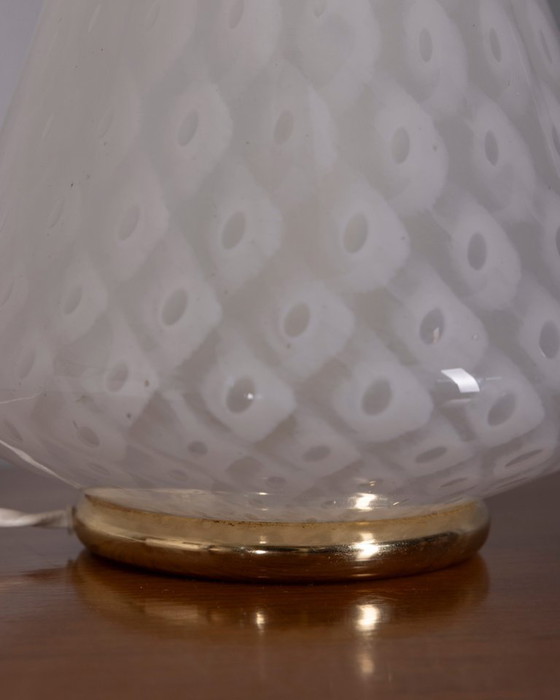 Lampada da tavolo vintage in vetro di Murano anni '70, design italiano – Lampade da tavolo (photo 4 of 8)