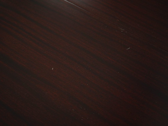 Image 1 of Round mahogany table, Danish design, 1970s, manufactured in Denmark