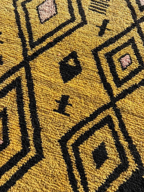 Image 1 of Gelber moderner Berberteppich 200x330 cm , Wohnzimmer Deko