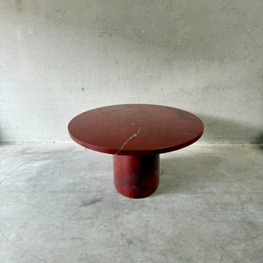 Tavolino da Caffè Design in Marmo Rosso Levanto Mid-Century – salontafels, Marble (photo 2 of 13)