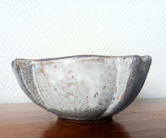 Image 1 of Vintage vijzel en asbak van steengoed