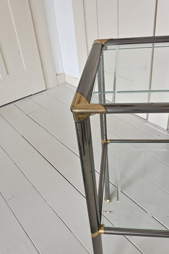 Image 1 of modern 80s side table, Italian design