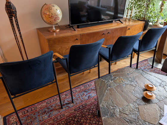 Image 1 of Chaises de salle à manger Leolux Cimaronne 4x