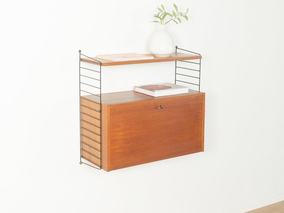 1950s Wall Shelf, Nils Strinning – Wall cabinet, Metal, Wood (photo 5 of 10)