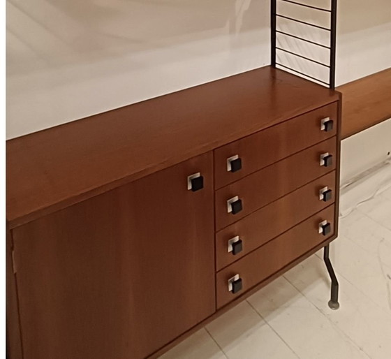 Libreria Combineurop Teak XXL, Meurop, Librerie, Legno, Ferro, Marrone (foto 3 di 6)
