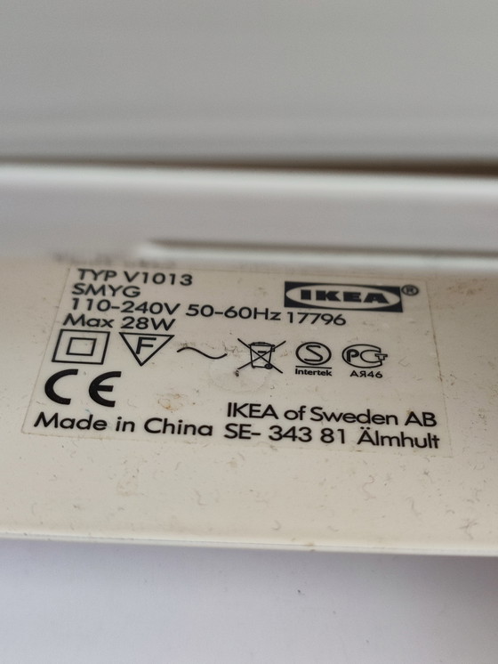 Image 1 of Lampada da parete vintage Smyg Ikea bianca