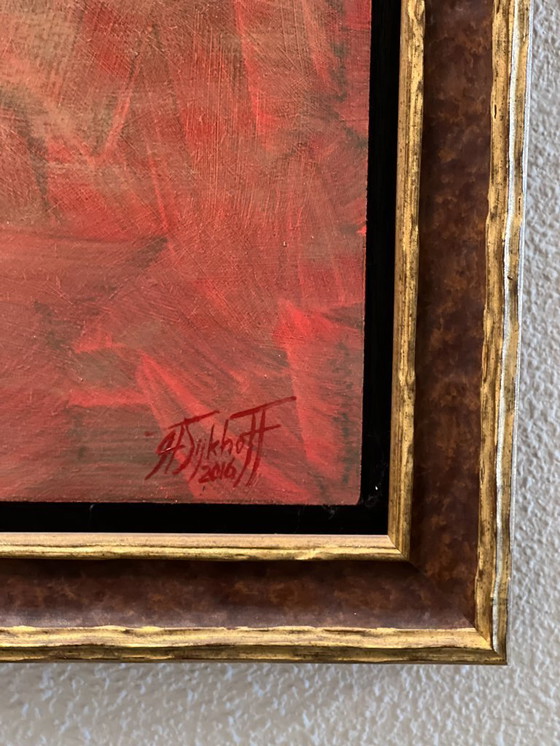 Image 1 of Pittura a olio su tavola "La luce"