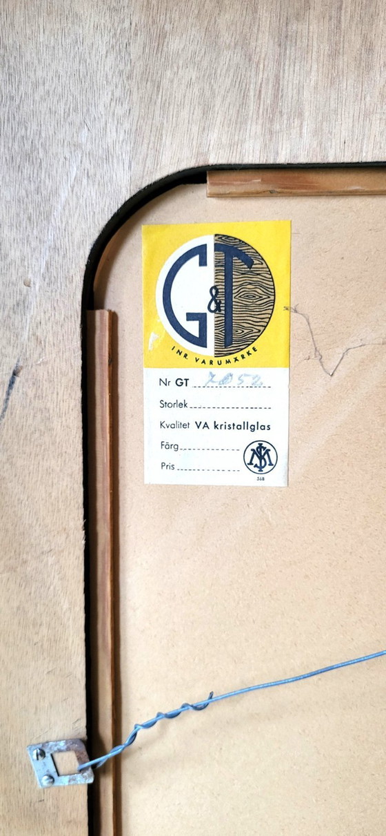 Image 1 of Glas & Trä Sweden Palisanderspiegel 50"