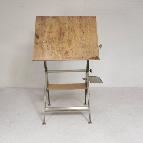 Drawing Board Reply von Wim Rietveld und Friso Kramer für Ahrend De Cirkel, 1959 – Schreibtisch, Wood, Iron (photo 6 of 27)