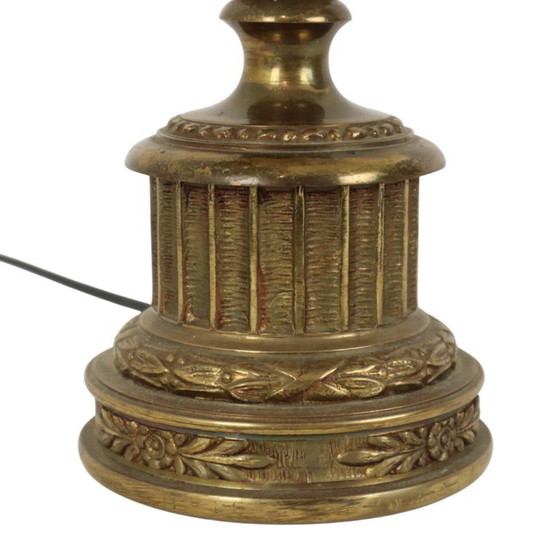 Grande lampe de table en laiton, style Empire français classique, 59 cm – Brass (photo 9 of 18)