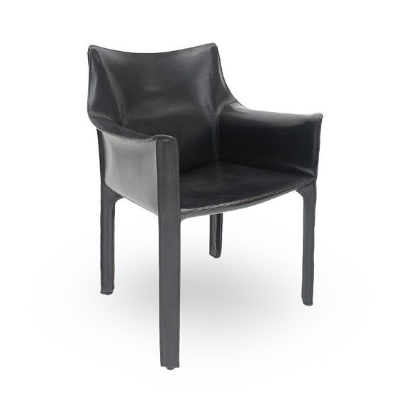 Image 1 of Coppia di poltrone “Cab” di Mario Bellini per Cassina, anni ’70