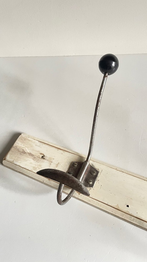 Vintage School Kapstok, Kapstokken, Metaal, Crème (foto 20 van 29)