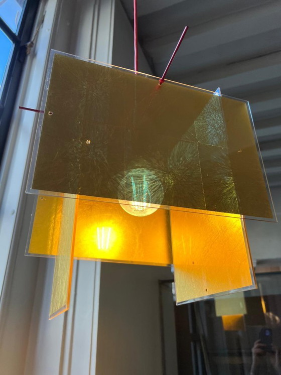 Image 1 of Lampada a sospensione Ingo Maurer in oro 24 carati