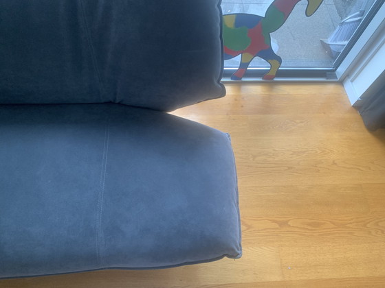 Leolux Tango Bank 2 Pers Als Nieuw! Grijs Alcantara – Banken, Metal, Textile (photo 3 of 5)