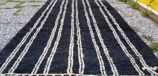 Handgeknüpfter Berberteppich aus Wolle, 267 x 147 cm