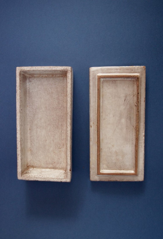 Image 1 of Boîte de bureau vintage en céramique, Bitossi années 1960