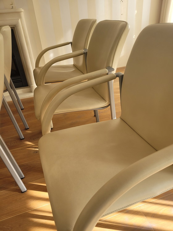 Image 1 of 6x eetkamerstoelen  Leolux Cimaronne