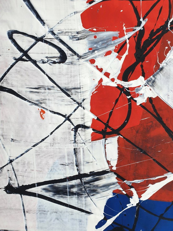 Jürgen Angeler - Rode Bloem - XXL – Schilderijen & Tekeningen, Canvas (photo 10 of 20)