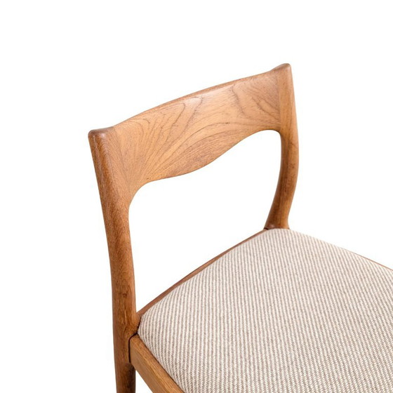 Set of 6 Original Midcentury Teak Danish Design MCM Chairs – Side chairs, Wood (photo 8 of 10)