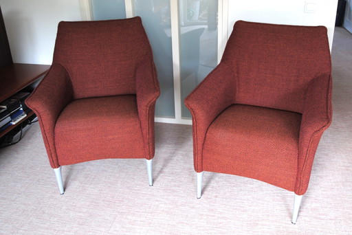 2x fauteuil Leolux Mayuro