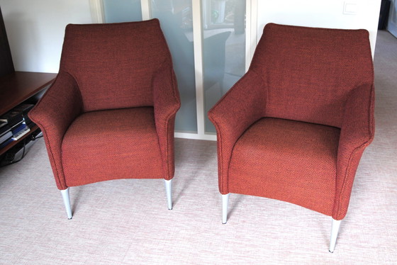 Image 1 of 2x Leolux Mayuro fauteuil