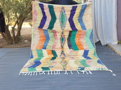 Authentisches Berber-Teppich aus Leinen, 200 x 150 cm