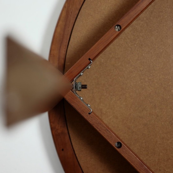 Tue Poulsen for Haslev Møbelsnedkeri – Round Teak and Handcrafted Ceramic Coffee Table, Denmark, C. – Wood (photo 19 of 21)