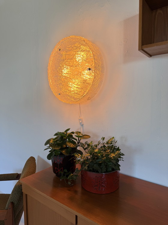 Image 1 of Tabour XL iceglass wall/ceiling lamp, Kaiser Leuchte '70