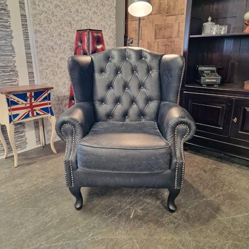 Chesterfield Lord armchair - Vintage Gray