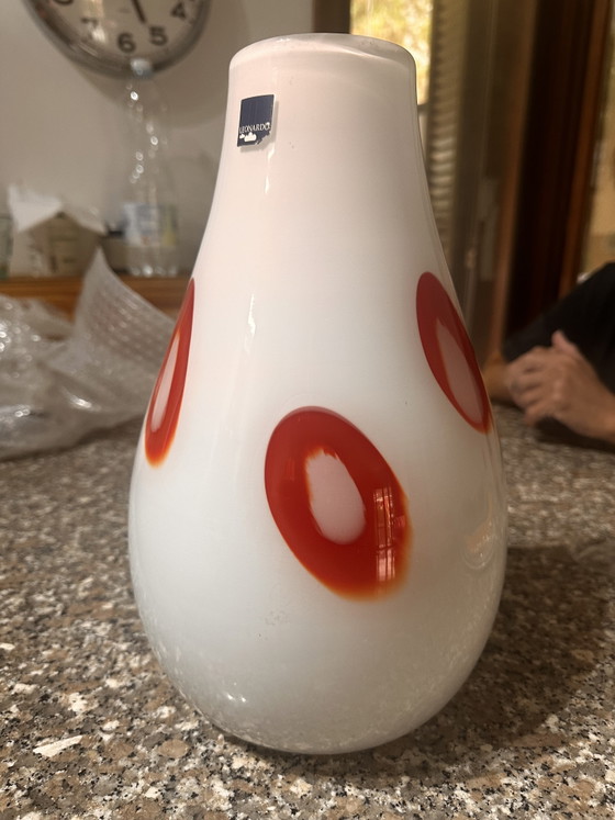 Magnificent Leonardo vase, perfect!!!! – Glass (photo 2 of 13)