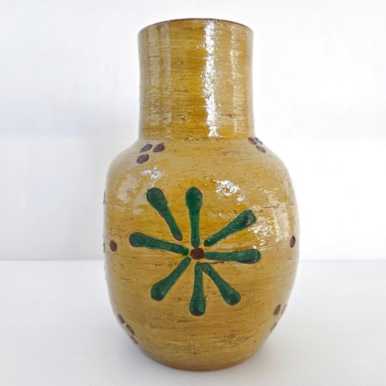 Image 1 of Vintage Italian vase, 1950s, ceramic by Aldo Londo for Bitossi, 1950s