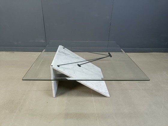 Image 1 of Postmodern Italian Marble Coffee Table, 1980s