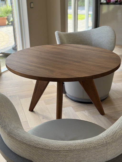 VITRA Tafel Gueridon Amerikaans Noten