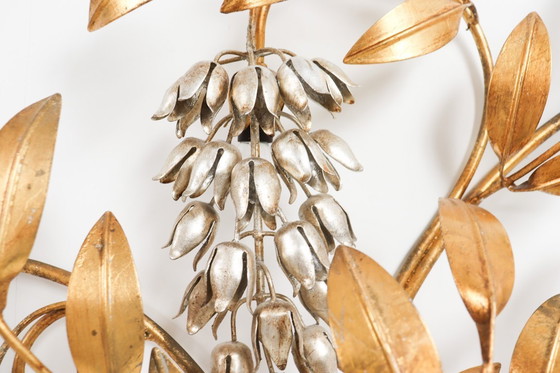 Image 1 of Wall light/wall lamp, 'Pioggia D'oro' by Hans Kögl, Hollywood Regency, Italy, 1970s